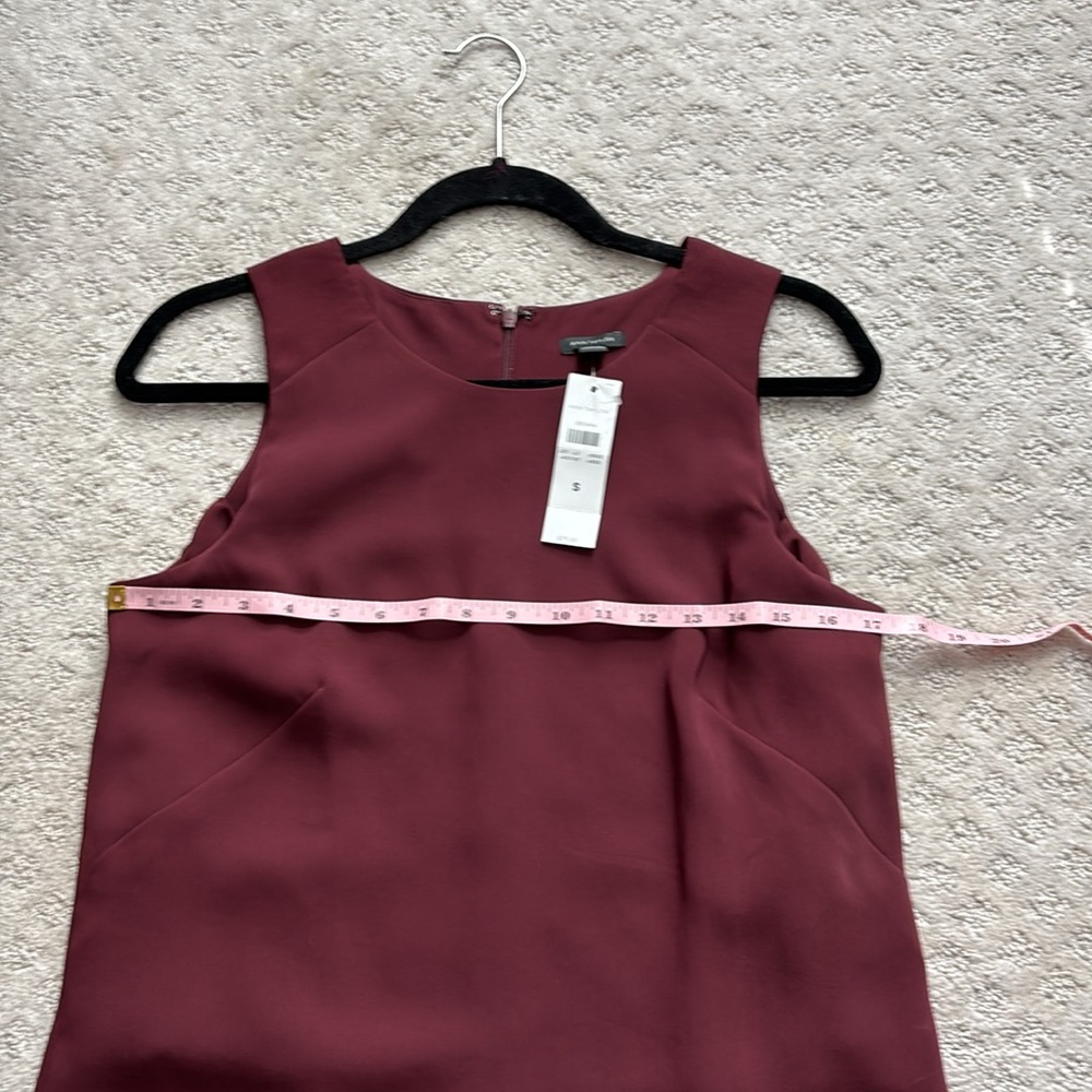 NWT Ann Taylor Burgundy Sleeveless Tank Top – Size Small - Picture 7 of 11